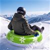 Generic Fiocco di neve gonfiabile all'aperto del PVC della slitta 80cm ispessito | Slitta da neve 80 cm PVC fiocco di neve ispessito; composto freddo; doppie impugnature stabili; sistema di gonfiaggio