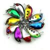 VOANZO 10 PCS Esche da Pesca Esche Tackle, Simulazione Esche da Pesca dure a Colori, Forniture per la Pesca con Esche finte bioniche, Forniture per la Pesca all'aperto