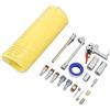 Domary 20 Pezzi Set di Pistola Ad Aria Compressa, Costruzione in Acciaio | Pulizia efficiente, sostituzione rapida degli strumenti, kit di strumenti versatile