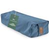 #DoYourYoga Cuscino per yoga in velluto Paravati con farro biologico (KBA) | 67 cm x 13 cm, cuscino da meditazione, cuscino Zafu per Yin Yoga, rivestimento lavabile, verde acqua