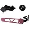 AYBDSJNWSF Kit di trasmissione for bici pieghevole a 7 velocità, 206 g, leggero | Adatto for biciclette pieghevoli serie A/C/P/T(Pink PT-line)