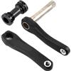 AYBDSJNWSF Guarnitura for bicicletta integrata ultraleggera, pedivelle standard da 110 mm/127 mm/140 mm/150 mm/155 mm/160 mm(Crank and BB,110MM)