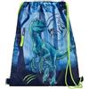 Undercover Jurassic World - Sacca da ginnastica per bambini, motivo: dinosauri, blu/verde, circa 40 x 33 cm, per scuola e sport, a partire dai 3 anni