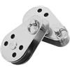 BESTYASH 2 Pezzi Puleggia per Kayak in Acciaio Inossidabile, Puleggia Marina per Barca e Kayak, Argento, Funzionamento Fluido, Facile Installazione, Accessorio Nautico per Uomini