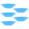 jojofuny 5 Pezzi Supporto per Palloni Multiuso in PE Blu per Casa e Interno | Base Espositiva per Palline, per Pallavolo e Baseball, Mostra Collezioni Sportive, Design Compatto