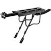 Generic Posteriore Bici con Supporti in Alluminio E Piano Forato con Gancio Rilascio Rapido Adatto per Bici da Commuting E Escursioni