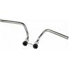 KiBcsLic Manubrio con Morsetto Resistente | Cromato, Manubrio da 22mm, Robusto, per Officina