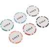 LIFKICH 6 Pezzi Marcatore per Chip da Golf 4cm in ABS per Campi da Golf | Portatile e Resistente AI Graffi, Uso in Viaggio e Ogni, per Principianti e Ragazze