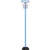 GYMAX Paletto da netball portatile, altezza regolabile 105-255 cm | Canestro e canestro da netball, sistema di porta da basket con base riempibile da 20 kg, per esterni e interni