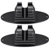 Rundago 2 Pezzi Supporto per Monopattino Universale, Nero | Cavalletto per Ruote da 90 mm a 120 mm, Stabile Scooter Stand per Parcheggio, per Garage, Case, Skate Park, Scuole