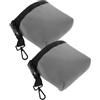 Luxshiny 2 Pezzi Borsa Portatile per Pulizia Golf, con Clip | Fodera, Interno Morbido e Scomparto Dedicato, per Scanalature, Sfere e Pulizia Dopo Partita