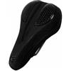 KiBcsLic Coprisella in Silicone con Memory Foam Imbottito Coprisella Antiscivolo con Rete Ventilata Traspirante per Spostamenti Quotidiani, Nero