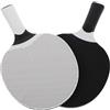 NAMOARLY 2 Pezzi Racchetta da Ping Pong, Racchetta da Tennis da Tavolo in Gomma Composita, Doppia Faccia in Gomma, Impugnatura Ergonomica, Ridotto, Lavabile, Controllo Palla,