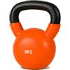 G5 HT SPORT Kettlebell in vinile (8 KG) | Maniglia con Finitura Martellata | Per Allenamento Forza, Core, Tonificazione, Home Gym, Sala Pesi e Functional Training
