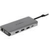Plusonic USB-C Docking Adapter/Hub 8in1 with HDMI/VGA/LAN/USB (PSUC0216)