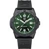 Luminox Pacific Diver Orologio subacqueo da uomo, 44 mm, in acciaio inox, analogico, al quarzo, 20 bar, cinturino in acciaio inox, argento, quadrante verde, data, lancette luminose XS.3137.B