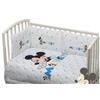 Disney Completo trapunta lettino con paracolpi microfibra mickey mouse - disney