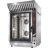 Forno Elettrico Professionale a Convenzione + Vapore completo di cappa - Comandi DIGITALI - 10 Teglie cm. GN 1/1 e 60x40