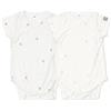 BAMBOOM Body Maniche Corte Print Bee's/Squirrel - Taglia 3 Mesi- 2 Pezzi