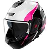 NOLAN Casco N120-1 FLUENTE Bianco Rosa NOLAN