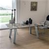 Target Point Tavolo allungabile GIOVE con piano in gres porcellanato o vetro - TARGET POINT