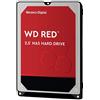 WESTERN DIGITAL - Hard Disk per NAS WD Red 1 TB 2.5' Interfaccia Sata III 6 Gb / s Buffer 16 Mb 5400 RPM - SPEDIZIONE GRATUITA