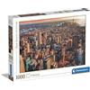 Clementoni Collection Puzzle 1000 Pezzi per Adulti e Ragazzi, Illustrazione con Paesaggio Urbano New York City Manhattan, Idea Regalo, Made in Italy, 70x50 cm, 39646