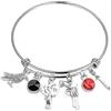 Generic Braccialetto ispirato a Six of Crows, con ombre e ossa, regalo per i fan di Kaz Inez e Jasper