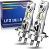 APMATAUTO 1 pz/2 pz 12000LM Faro LED H7 Slim Senza Ventola 6500K Super Bianco Luminoso 12V 60W Lampadina LED H7 CSP Senza Fili per Fari Auto