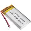 Aleaivy 802040 3.7V 650mAh Batteria ricaricabile ai polimeri di litio per MP3 MP4 GPS LED Giocattolo Auricolare Bluetooth Penna di registrazione Massaggiatore Parte