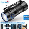 TrustFire Torcia ricaricabile USB Trustfire MC1 Lampada LED EDC da 1000 lumen Torcia da lavoro magnetica a ricarica rapida 2A con lanterna magnetica
