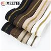 Meetee 1-5 metri Cerniere in metallo Nastro al metro Borsa da cucito Chiusura con cerniera Giacca Zip Kit di riparazione Vestiti Scarpe Accessori per indumenti fai da te