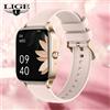LIGE Fashion Smart Watch Donna Schermo HD da 1,85 pollici Orologio personalizzato Viso Monitor sanitario da donna Orologio Chiamata Bluetooth Smartwatch sportivi