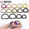 Meetee 10 Pz 10-50mm Metallo O D Anelli Fibbie per Borsa Cinghia Cintura Pet Dog Guinzaglio Zaino Tessitura Anello Chiusura FAI DA TE Accessori Artigianali In Pelle