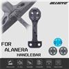 ULLICYC Supporto per computer anteriore in alluminio per manubrio integrato Deda ALANERA compatibile con GPS/Garmin/Bryton/Wahoo, supporto 1050