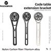 ROCKBROS Supporto per computer per bicicletta compatibile con IGPSPORT Garmin Wahoo Leggero alta resistenza Porta luci per bicicletta Accessorio per bicicletta