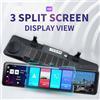 winkcron 12 pollici 4G Specchietto retrovisore per auto DVR Telecamera Navigazione GPS WIFI FHD1080P ADAS Dash Cam Registratore Android 8.1 Anteriore Posteriore Auto Drive