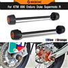 NICECNC Per KTM 690 SMC R 690 Duke/R 690 Supermoto/R Anteriore Asse Posteriore Forcella Crash Slider Protector Husqvarna 701 Supermoto VITPILEN