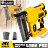 ELECTRIC GODDESS Pistola sparachiodi Brad elettrica senza spazzole 0-50MM Chiodi dritti/forma Navi Macchina per chiodare la lavorazione del legno per perno batteria Dewalt 20V