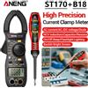 ANENG ST170 Serratura Multimetro digitale Tester 500A AC corrente AC / DC Capacitanza di tensione Detector + B18 Pulpa di prova di tensione di evidenza Strumento elettrico multifunzionale