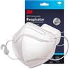 3M 9513 Maschera Comfort KN95 Antipolvere Anti Gocce Anti Haze 3D Stereoscopico Filtrazione batterica per adulti Leggero e traspirante