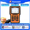 FOXWELL NT510 Elite OBD2 Scanner Tutti i sistemi Strumento diagnostico per auto Lettore di codici bidirezionale Servizi di ripristino Una marca per auto gratuita