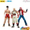 JOY TOY [DISPONIBILE] JOYTOY SNK 1/18 Action Figure KOF '98UM Fatal Fury Team Terry Bogard&Andy Bogard&Joe Higashi Set di 3 Modelli