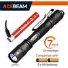 ACEBEAM Torcia LED Ricaricabile ACEBEAM TAC 2AA EDC con Ampio Range di Tensione (1.2-4.8V), Modalità Strobo per Autodifesa, Torcia da Campeggio