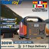 Gaiaray 300W Stazione di Alimentazione Portatile, Generatore Solare con Batterie LiFePo4, 220V 256Wh, Sistema di Accumulo Energetico per Campeggio e Camper