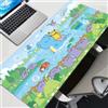 Bandai Tappetino per Mouse in Gomma Grande da Gaming 600x350, Tappetino da Scrivania Anime Pokemon, Accessori per PC e Laptop, Mousepad Kawaii