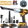 DWiusty Aspirapolvere Senza Fili 2-in-1 80000RPM/33000RPM/30000rpm, Asciugacapelli, Raccoglipolvere, Utensile Elettrico Portatile Compatibile con Batterie Makita