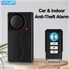 YNF Allarme Antifurto a Vibrazione YNF 110dB, 10 Livelli di Sensibilità, Allarme Wireless con Telecomando per Moto, Auto, E-Bike