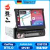 Mopect Autoradio MOPECT 7" 1 Din con Schermo Touch, CarPlay Wireless, TF, USB, AUX, SWC, AM/FM, Lettore MP5, Bluetooth, Microfono e Telecamera