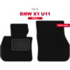 Wielganizator Tappetini anteriori in velluto per: BMW X1 U11 2022 - Crossover, set di tappetini auto anteriori neri, tappeto per veicolo
